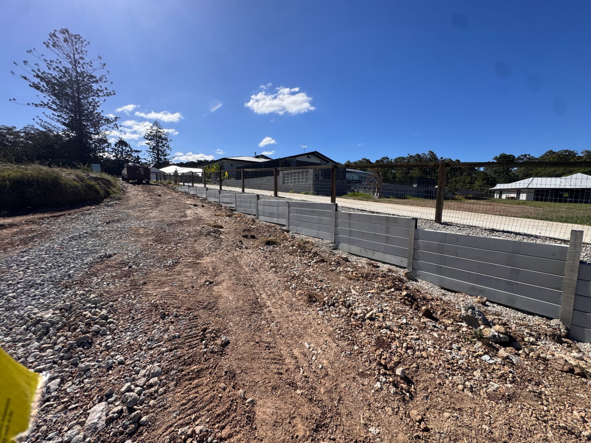 Concrete Sleeper Retaining Wall